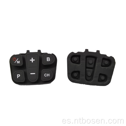 Teclado de control de control de máquina eléctrico Botón de silicona personalizada